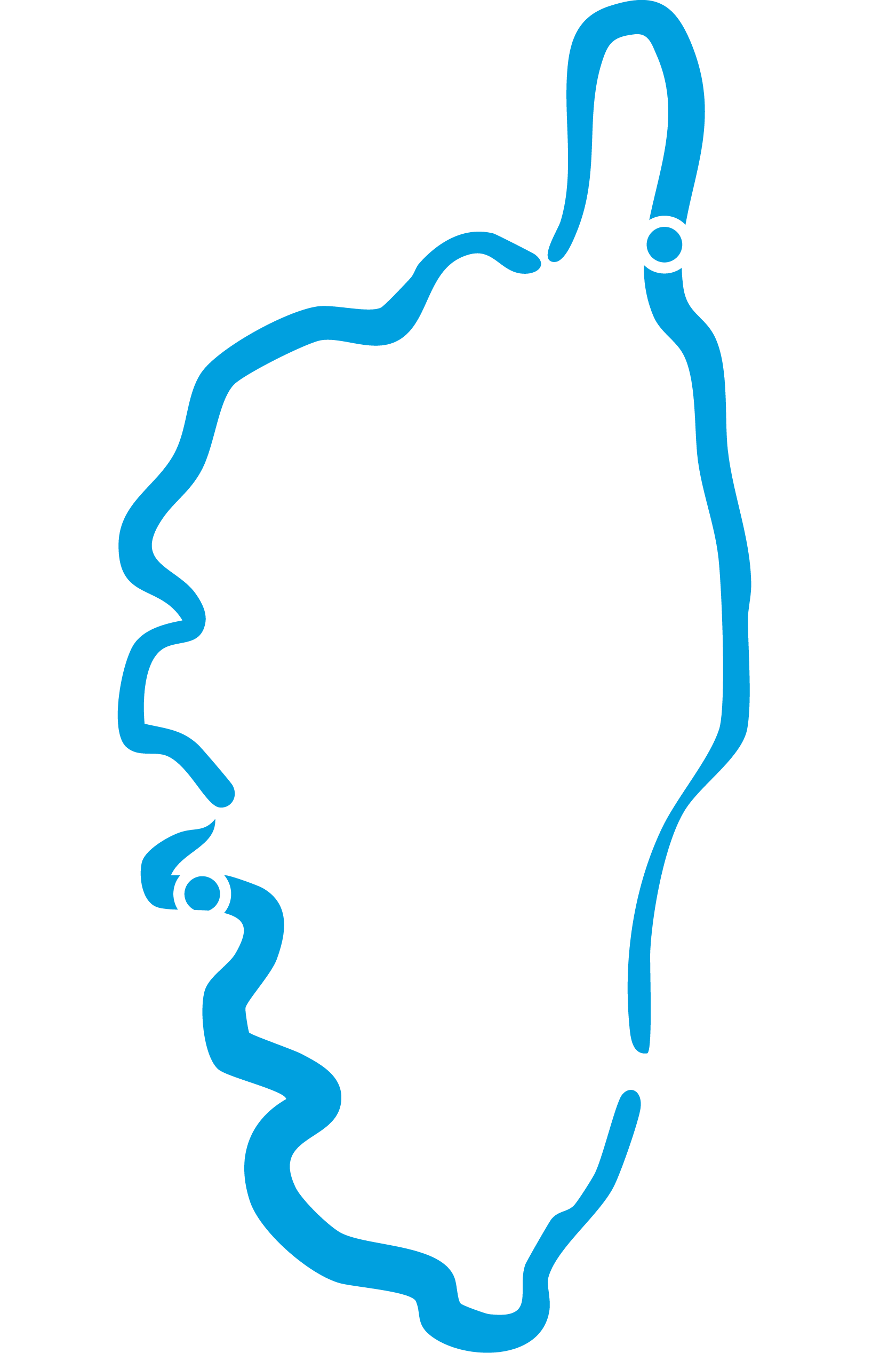 Localisation agences sur la carte de la Corse